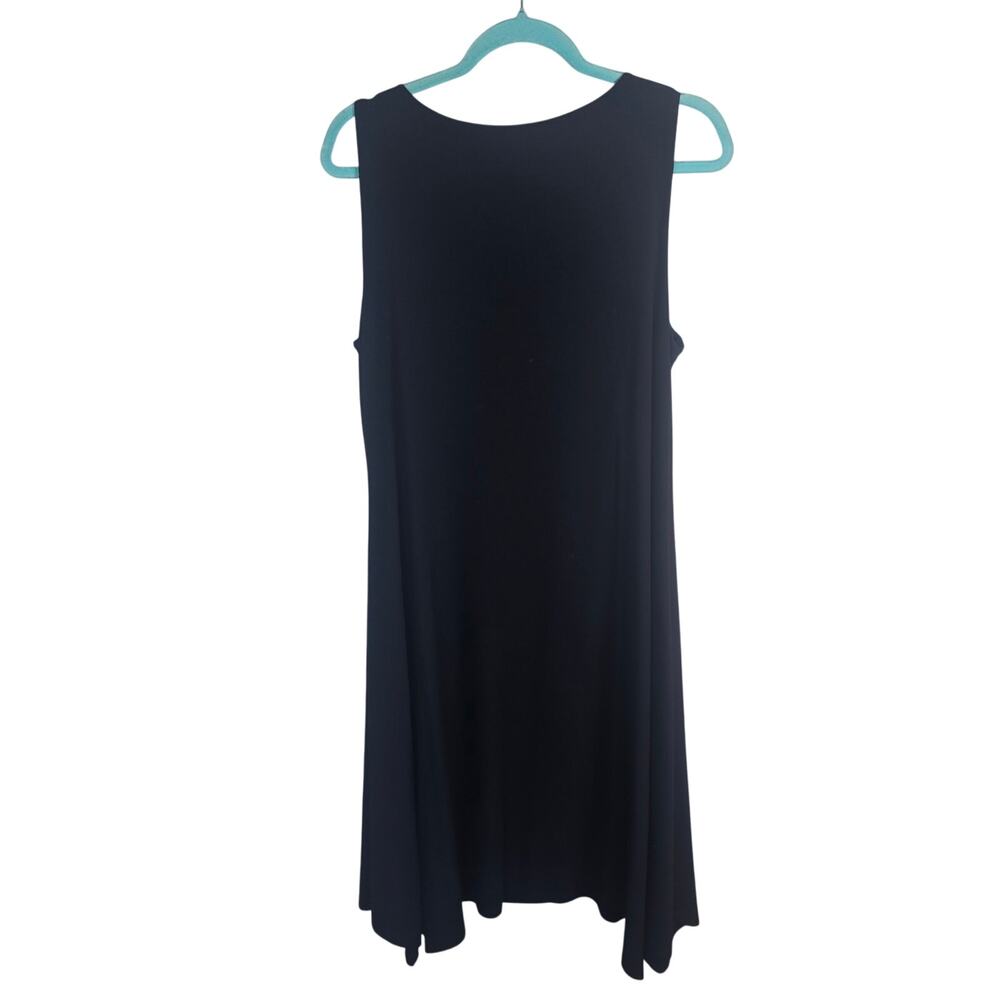 Eileen Fisher Black Sleeveless Midi Dress - Picture 5 of 7
